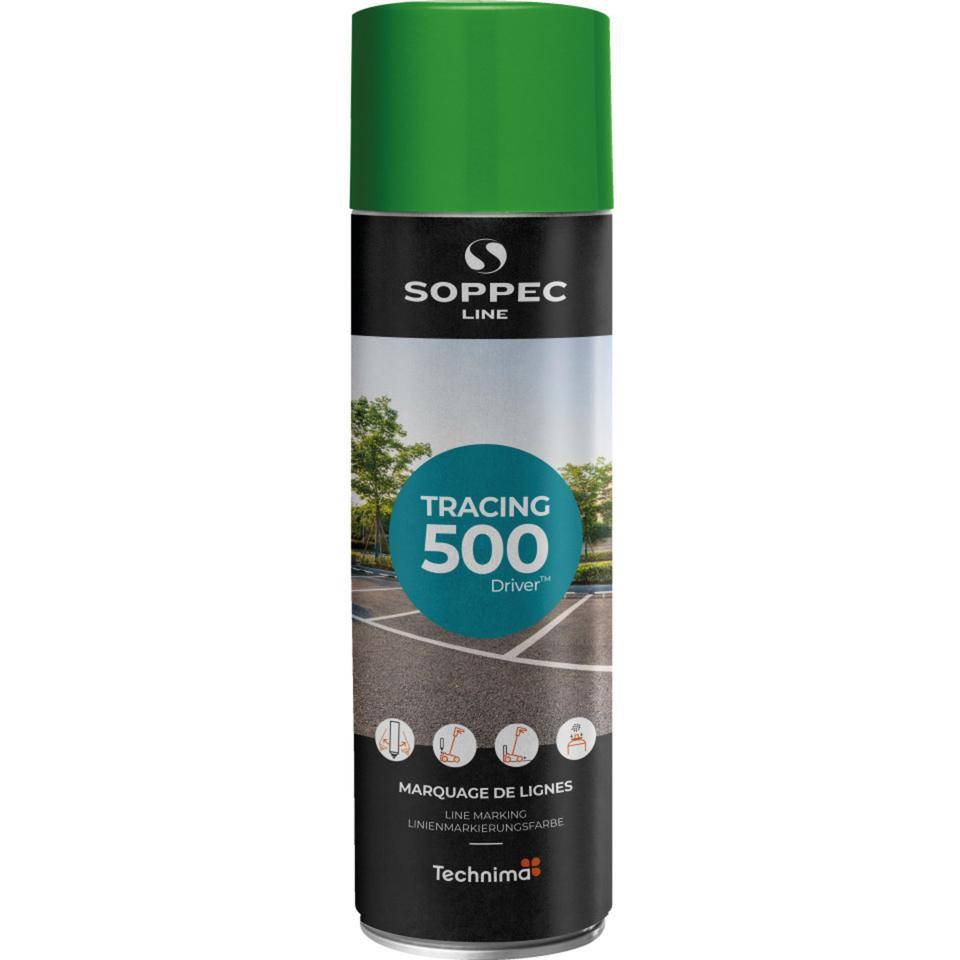 SOPPEC Bodenmarkierungsfarbe Tracing®, für normal beanspruchte Flächen, grün, 500ml/Dose