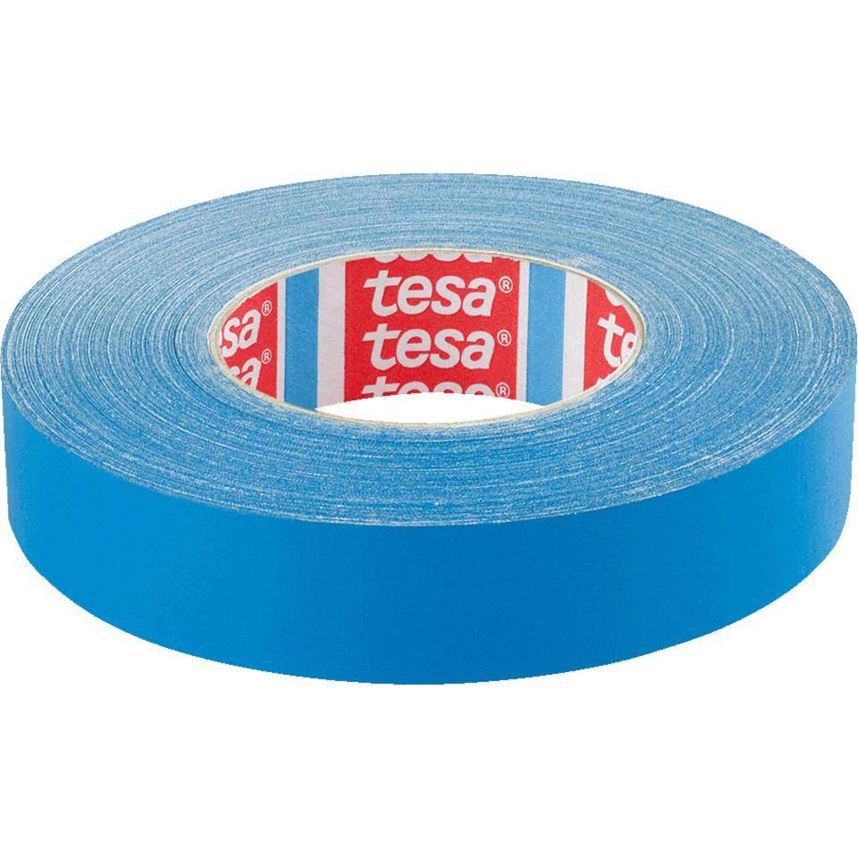 tesaband® 4651 Premium Gewebeband, stark klebend, universell einsetzbar, blau, 30mm, 50m/Rolle