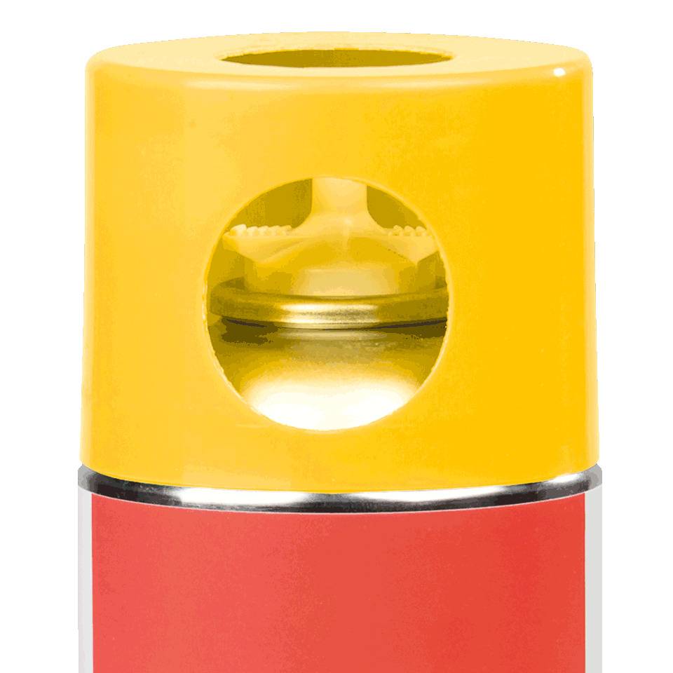 Kreidespray, zur kurzfristigen Kennzeichnung, gelb, 400ml/Dose