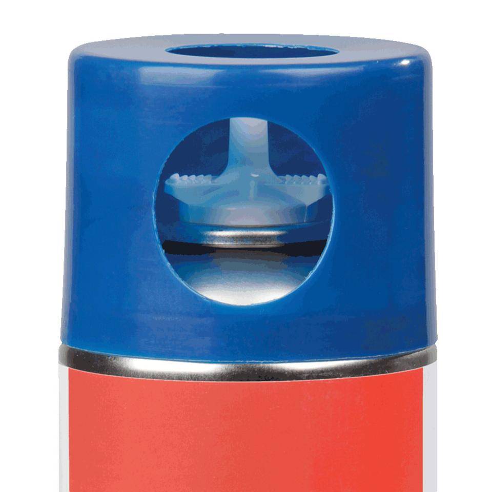 Kreidespray, zur kurzfristigen Kennzeichnung, blau, 400ml/Dose