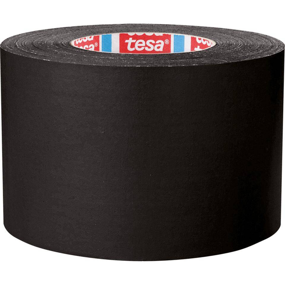 tesaband® 4651 Premium Gewebeband, stark klebend, universell einsetzbar, schwarz, 100mm, 50m/Rolle