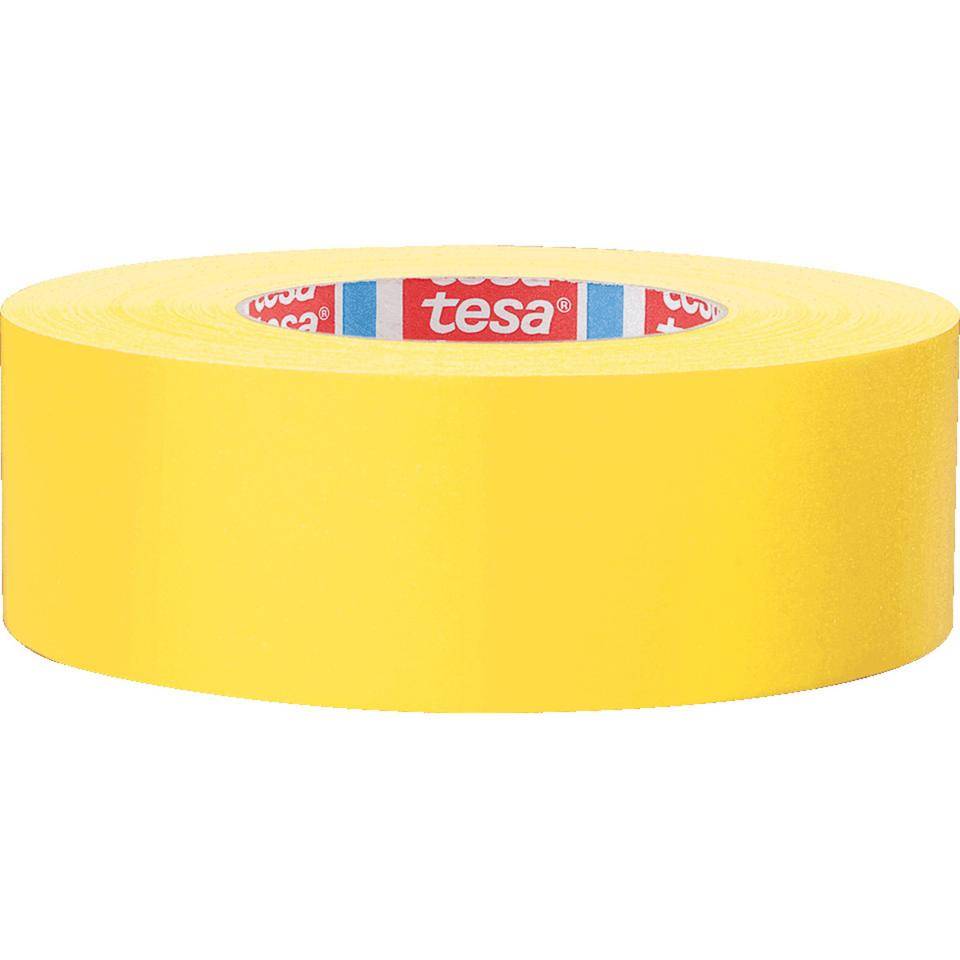 tesaband® 4651 Premium Gewebeband, stark klebend, universell einsetzbar, gelb, 50mm, 50m/Rolle
