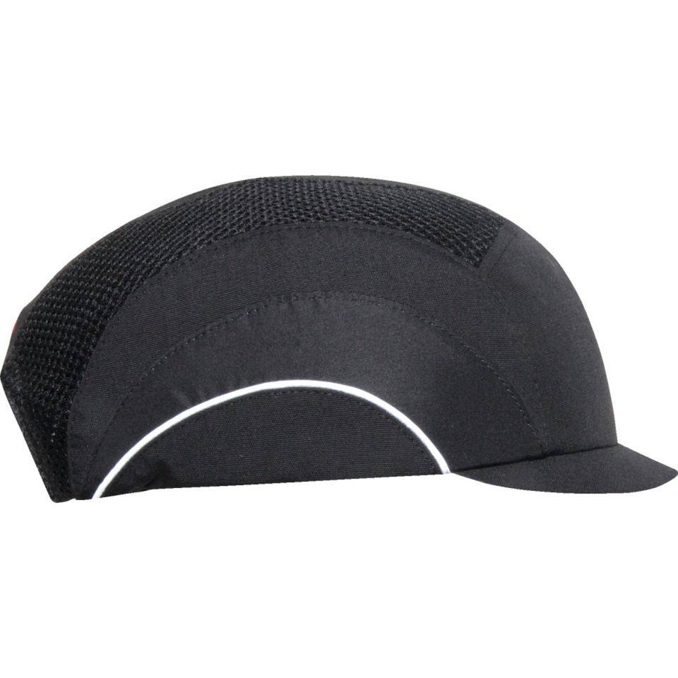 JSP® Anstoßkappe A1+, mit Mikroschirm, Kategorie II, schwarz, Größe 53-64cm
