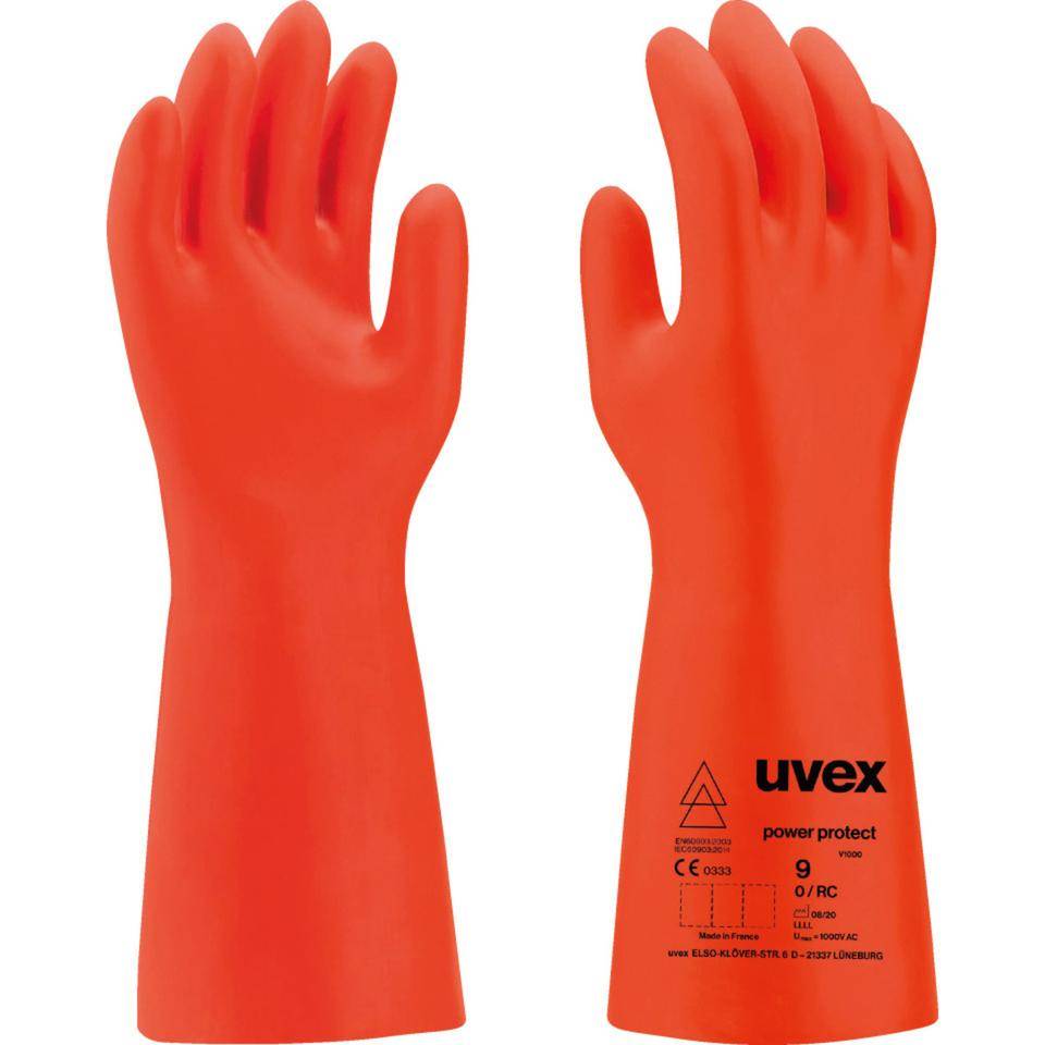 uvex Schutzhandschuh power protect V1000, Kat.III, Naturlatex, 410mm, Gr.7