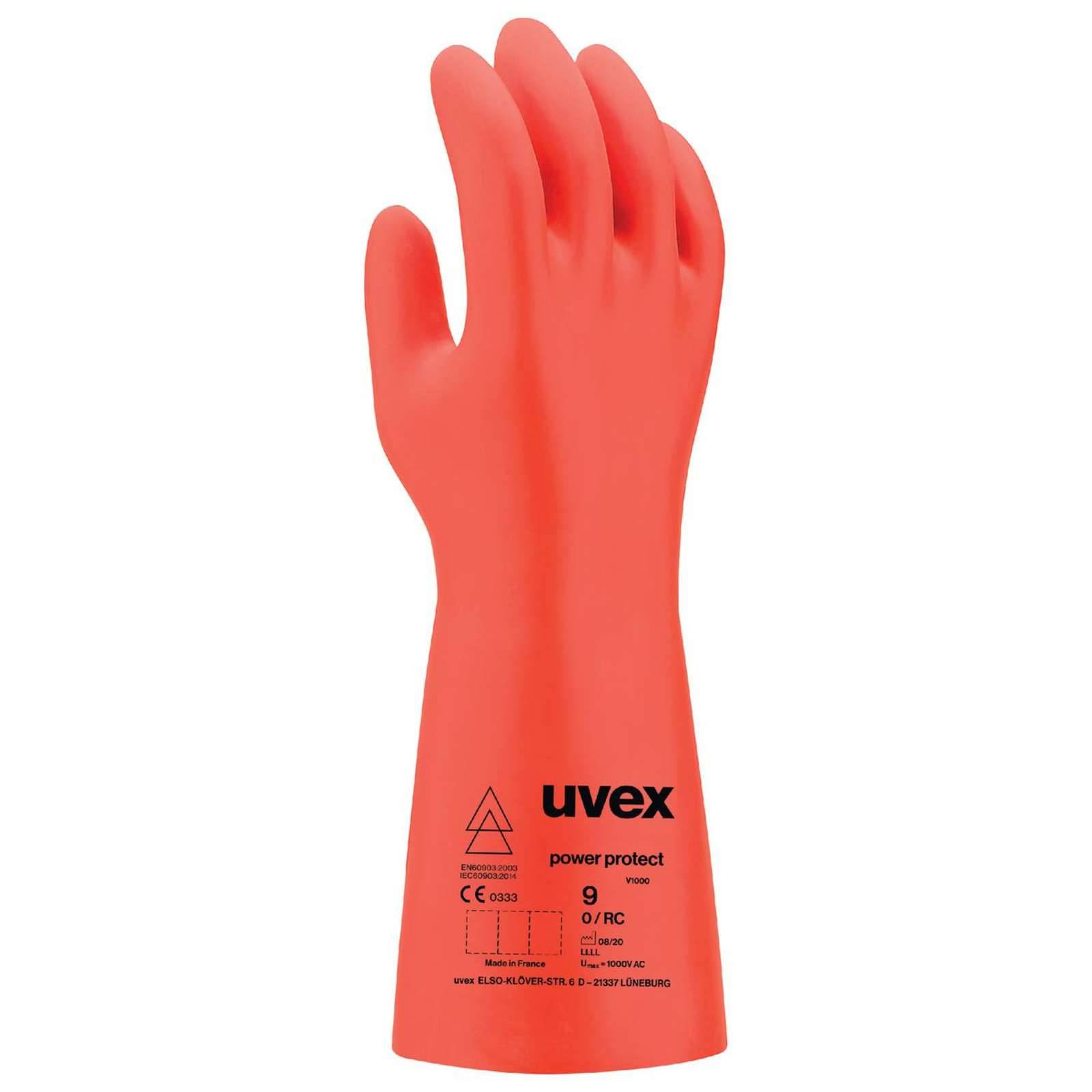 uvex Elektriker Handschuhe 1000 Volt uvex power protect V1000 60840 - Größe:9