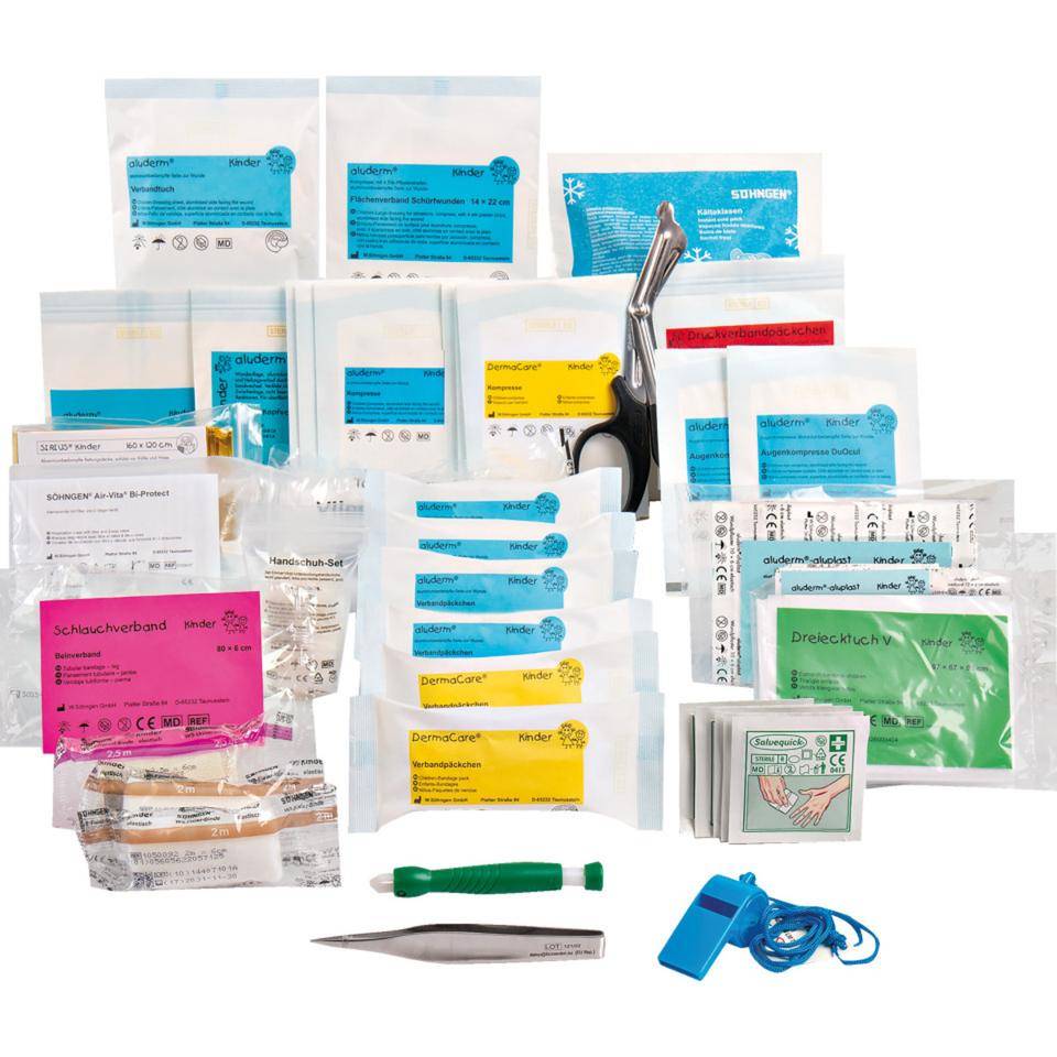 Nachfüllpack SÖHNGEN® Erste-Hilfe-Tasche Schulausflug,mit Erweiterungen Exkursion
