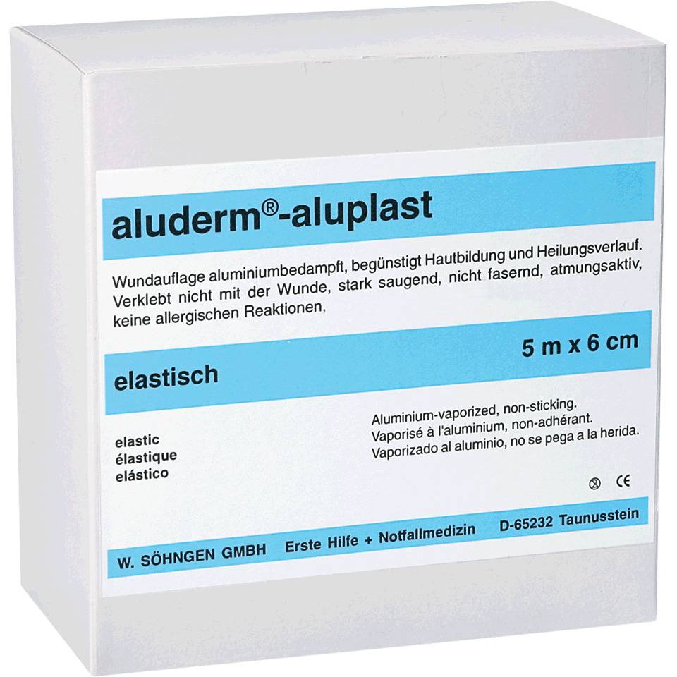 aluderm®-aluplast Wundverbandpflaster,luftdurchlässig,wasserabweisend,6cmx5m