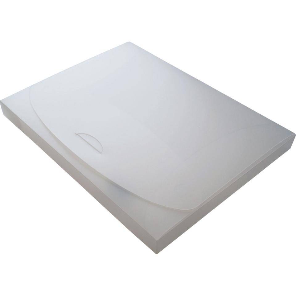 Pendler Sammelbox Trend A4, Steckverschluss, natur-transparent, Polypropylen