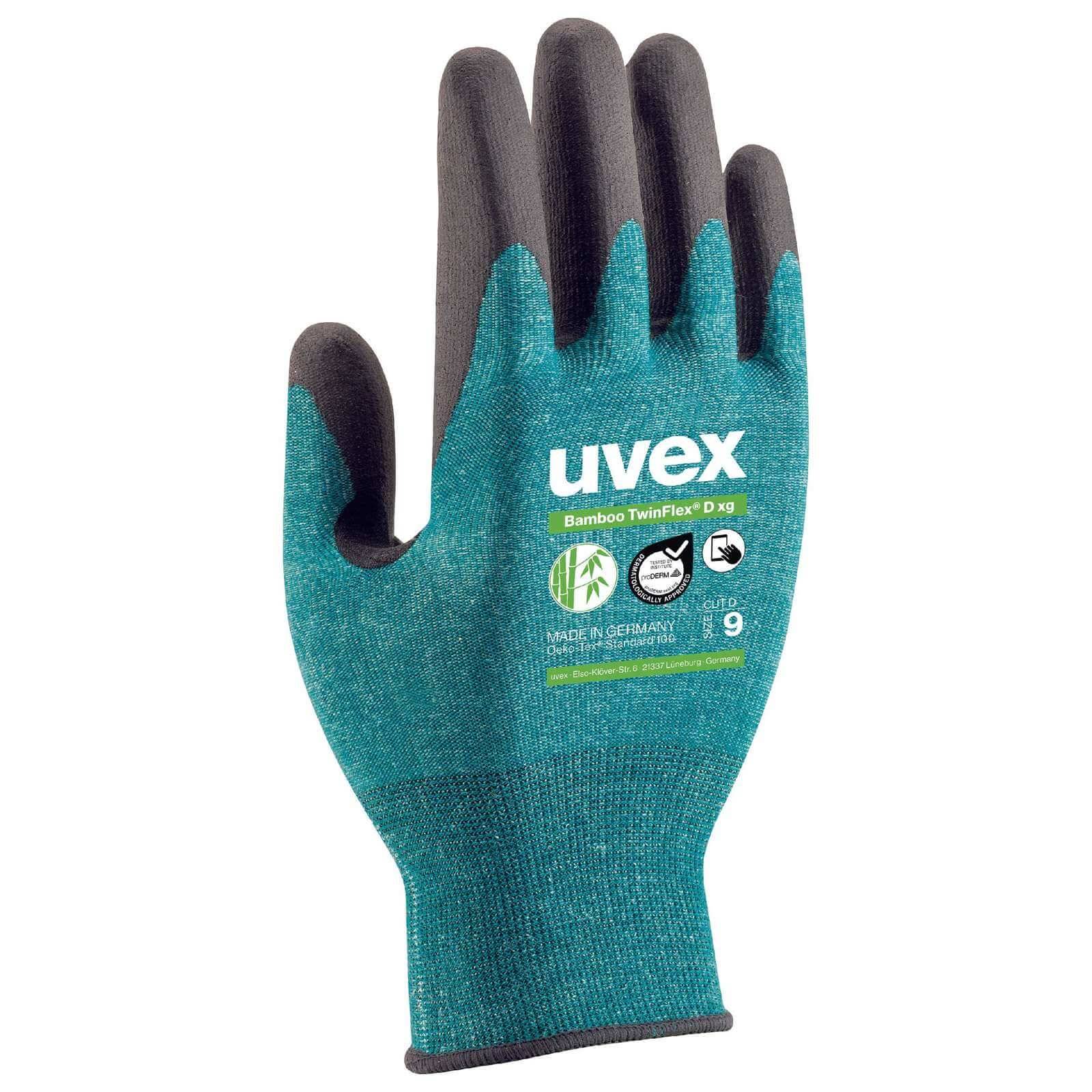 uvex Schnittschutzhandschuhe Bamboo TwinFlex D xg 60090 - Größe:8