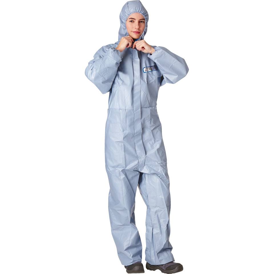 Einweg-Schutzanzug ProSafe® 2, Kategorie III, Typ 5B/6B, blau, Größe L, 25/VE