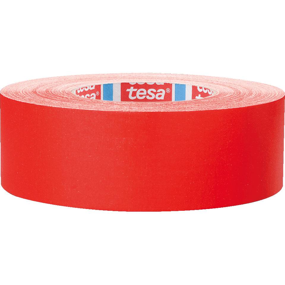 tesaband® 4651 Premium Gewebeband, stark klebend, universell einsetzbar, rot, 50mm, 50m/Rolle