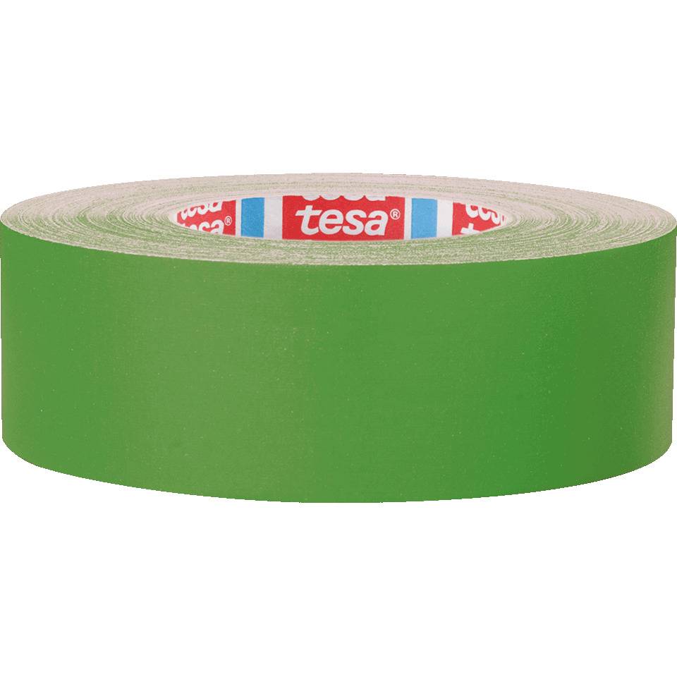 tesaband® 4651 Premium Gewebeband, stark klebend, universell einsetzbar, grün, 50mm, 50m/Rolle