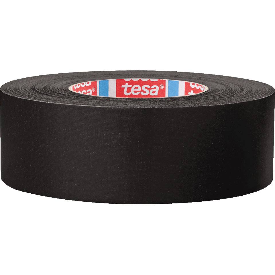 tesaband® 4651 Premium Gewebeband, stark klebend, universell einsetzbar, schwarz, 50mm, 50m/Rolle