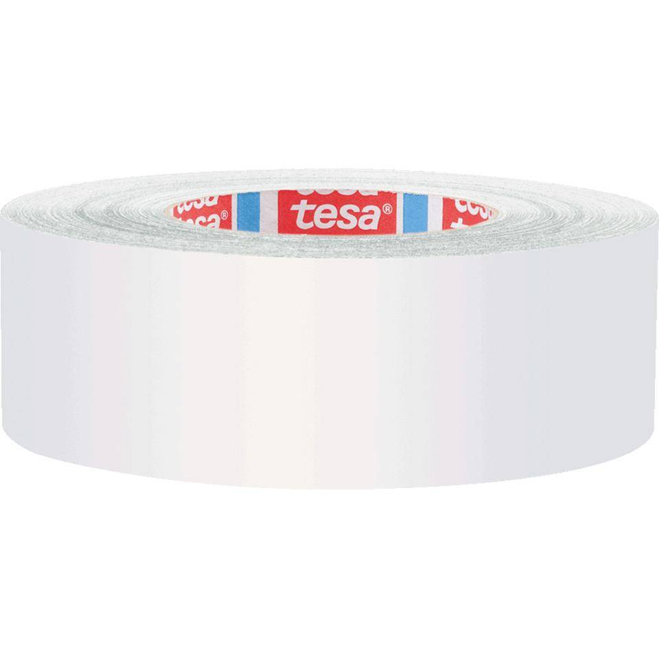 tesaband® 4651 Premium Gewebeband, stark klebend, universell einsetzbar, weiß, 50mm, 50m/Rolle