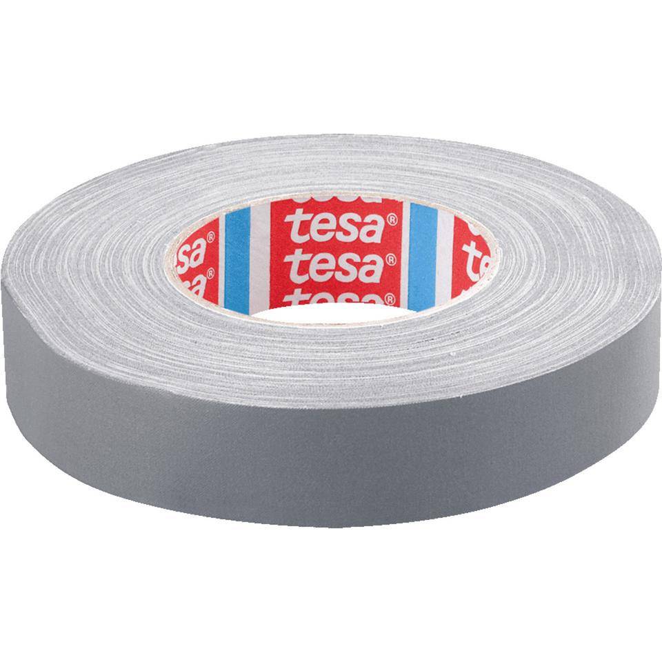 tesaband® 4651 Premium Gewebeband, stark klebend, universell einsetzbar, grau, 30mm, 50m/Rolle