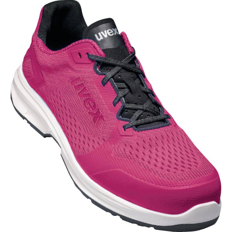 uvex ESD-Halbschuh 1 sport, 6597.2, Kat.II, S1 SRC, pink, Weite 11, Größe 41