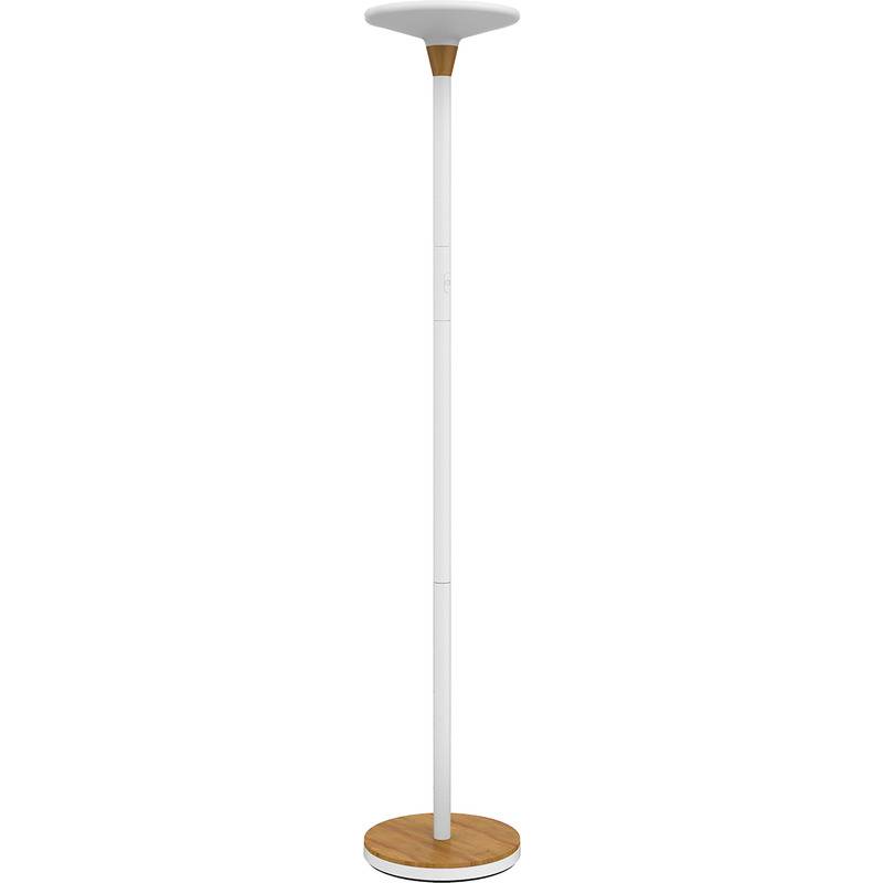 UNILUX LED-Deckenfluter BALY BAMBOO, dimmbar, weiß-bambus