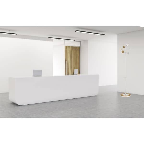 Garderobenständer BORA BAMBOO 400153729 178cm 6 Haken weiß