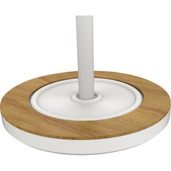 Garderobenständer BORA BAMBOO 400153729 178cm 6 Haken weiß