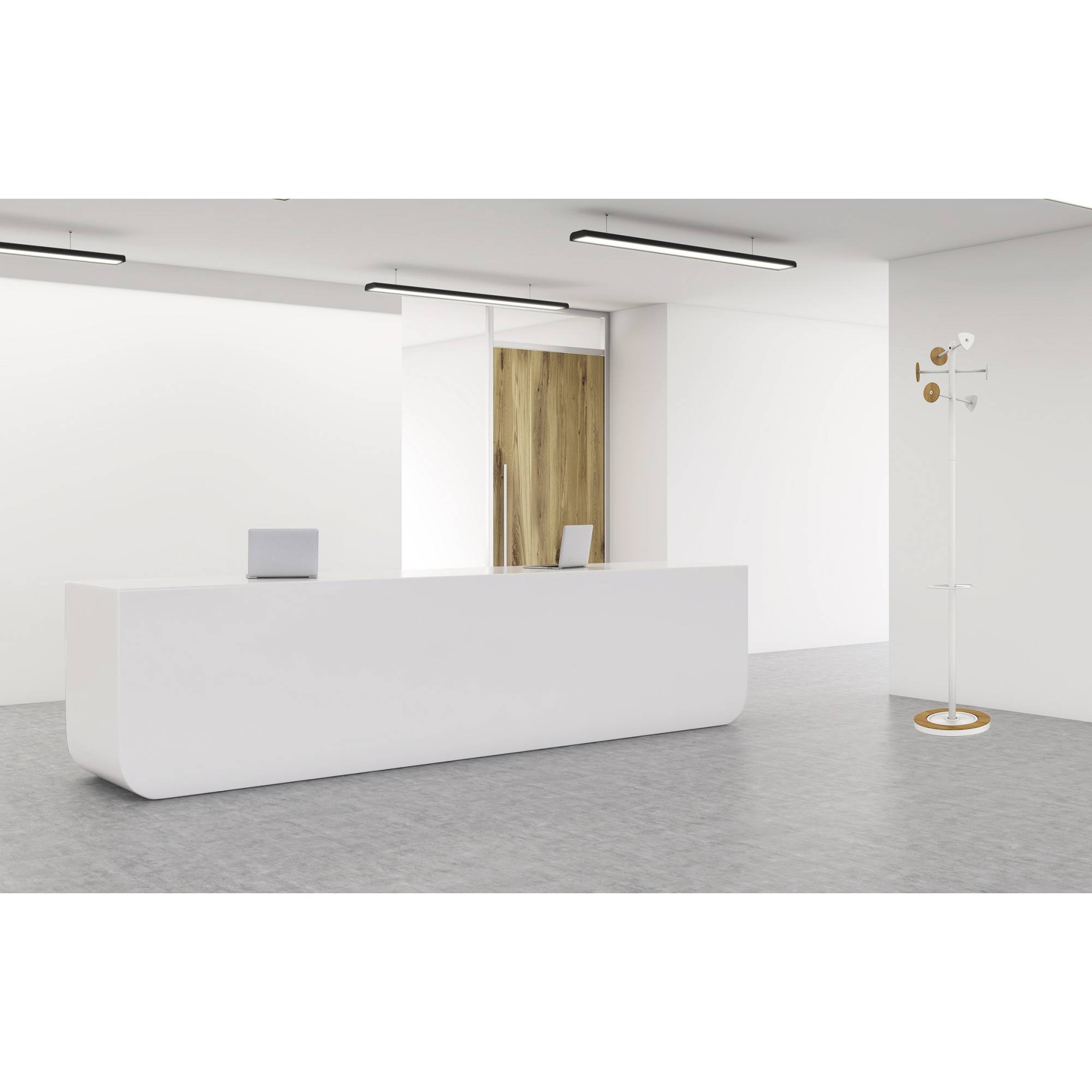 UNILUX Garderobenständer BORA BAMBOO 400153729 178cm 6Haken ws