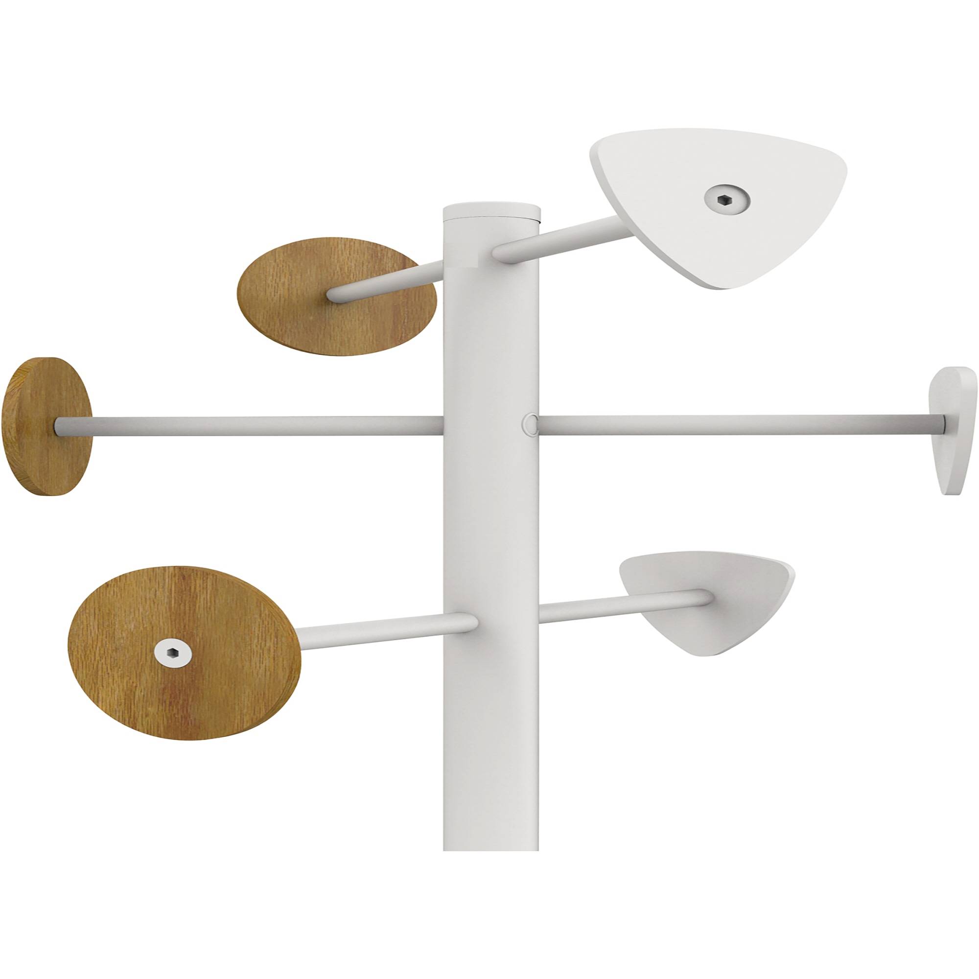 UNILUX Garderobenständer BORA BAMBOO 400153729 178cm 6Haken ws