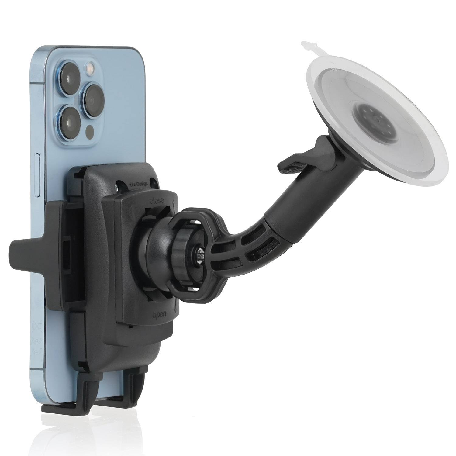 Wicked Chili KFZ-Halterung für iPhone 17,16, 15, 14, 13, 12, 11 (Pro, Mini) SE, XR Universal für Handy mit max 74mm Breite