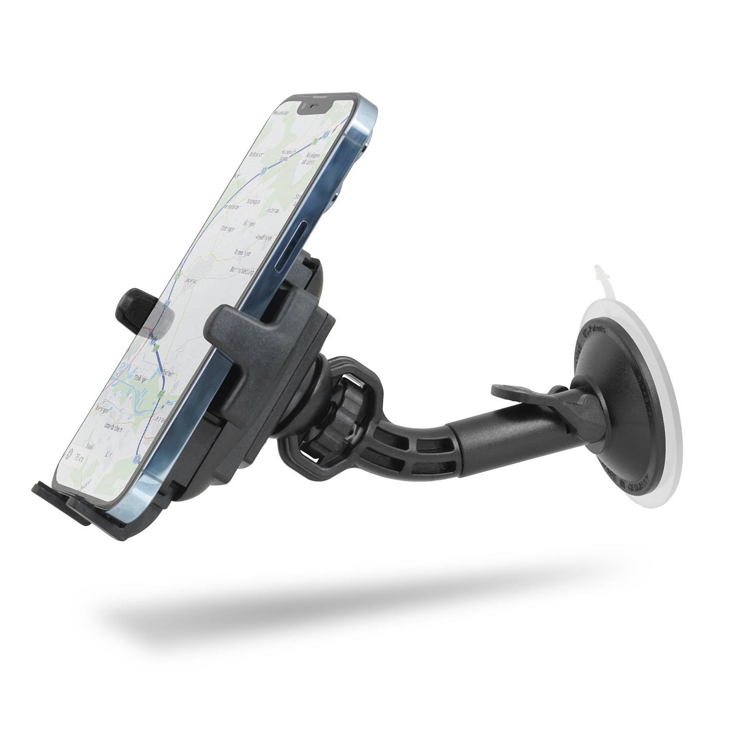 Wicked Chili KFZ-Halterung für iPhone 17,16, 15, 14, 13, 12, 11 (Pro, Mini) SE, XR Universal für Handy mit max 74mm Breite
