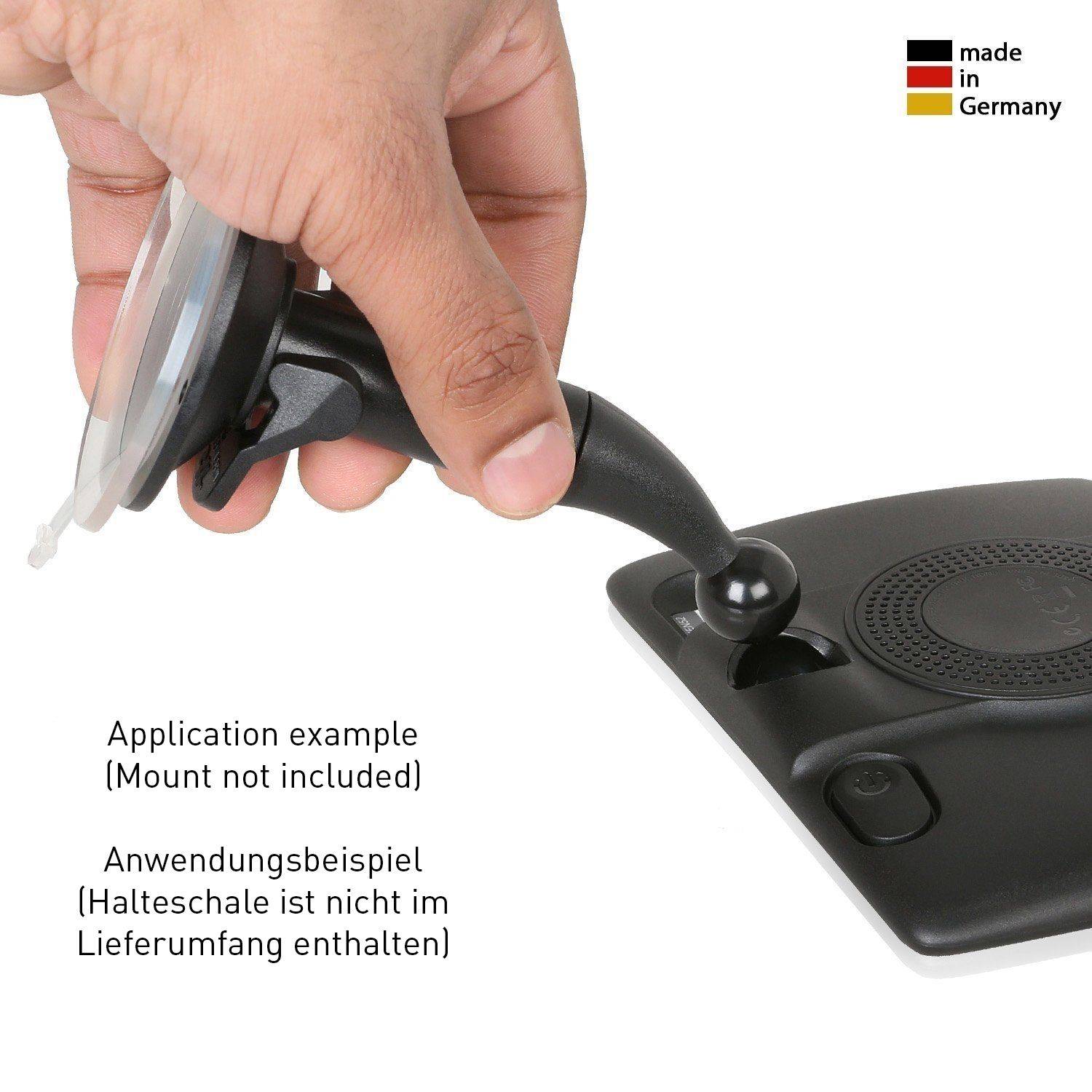 Wicked Chili KFZ Saugnapf Halterung kompatibel mit TomTom START 25 20 / Via 135 130 125 120 110 / Go Basic / GO LIVE 825 820 Autohalterung