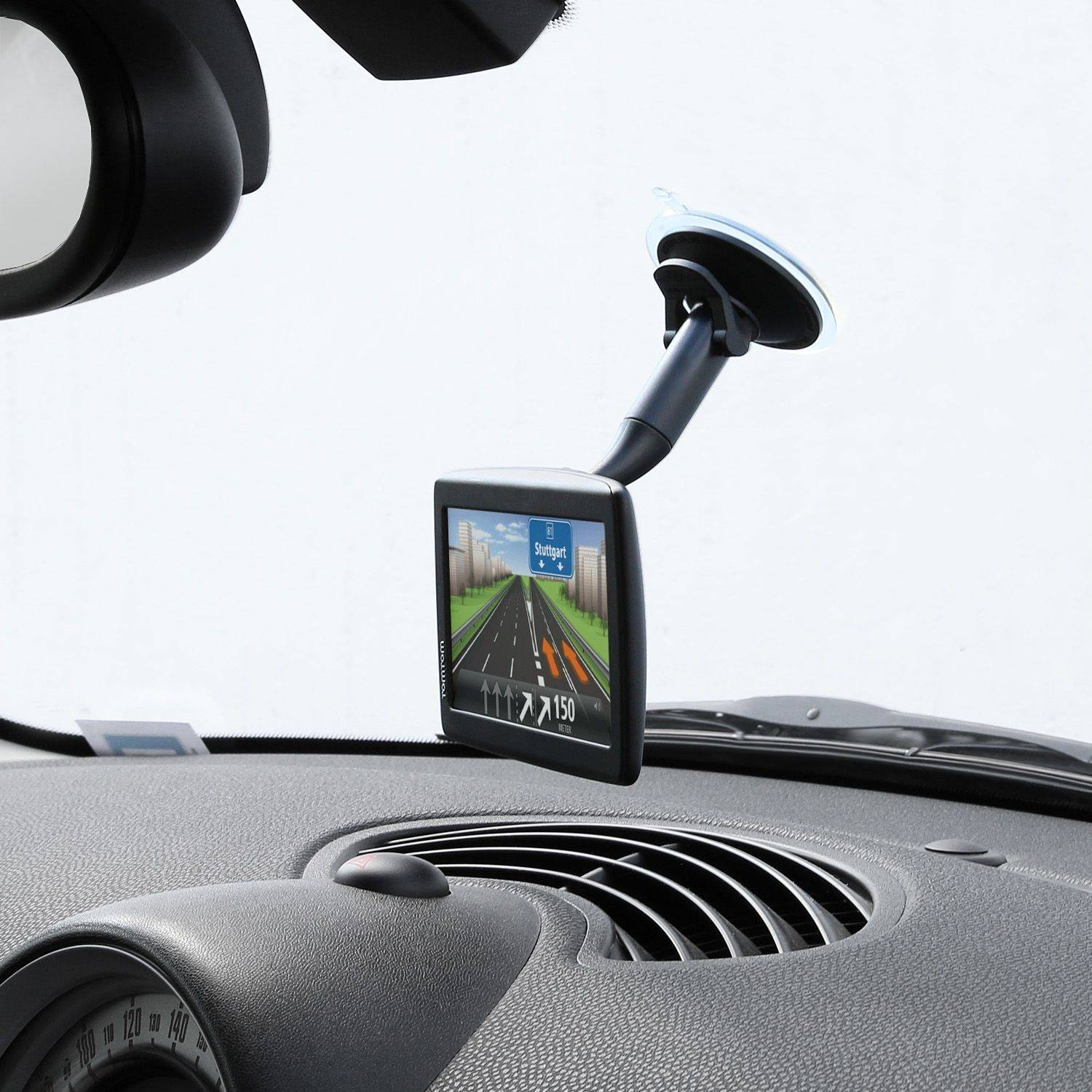 Wicked Chili Schwanenhals Autohalterung für TomTom Click & Go / EasyPort, START 40, 50, 60 / Go 40, 50, 51, 60