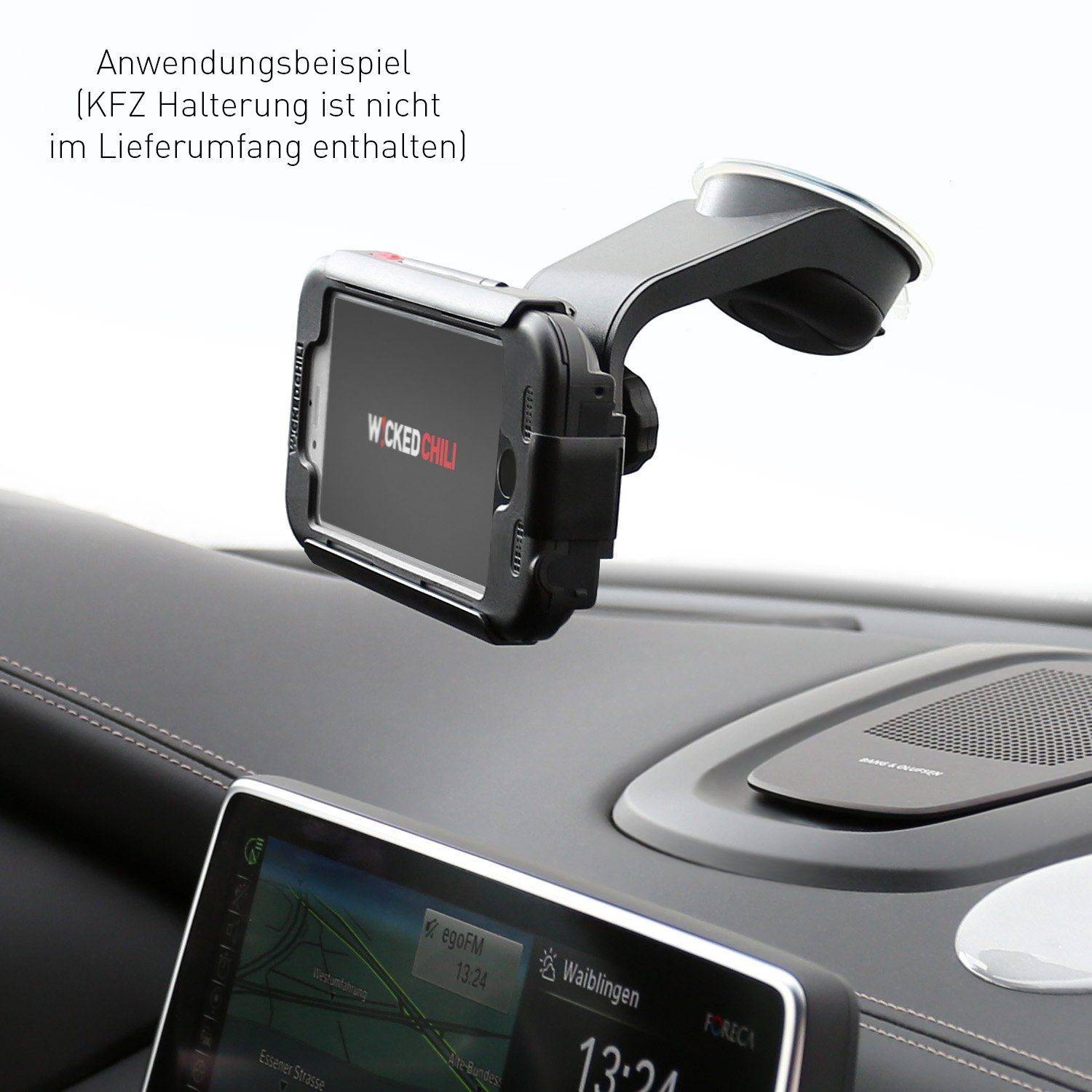 Wicked Chili RainCase 3.0 Fahrrad Halterung kompatibel mit iPhone 6S / 6 (4,7 Zoll) - Bike Regenschutz Set