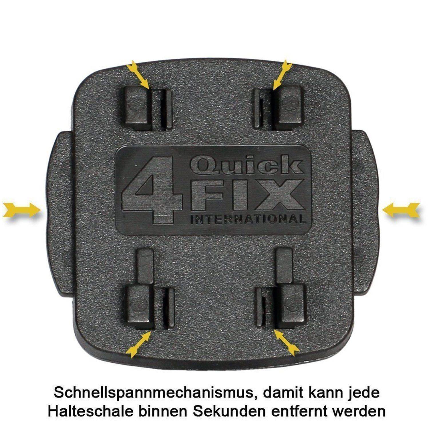 Wicked Chili RainCase Fahrrad, Motorrad, Bike Kugelgelenk Lenker Ersatz Halterung (Schnellverschluss)