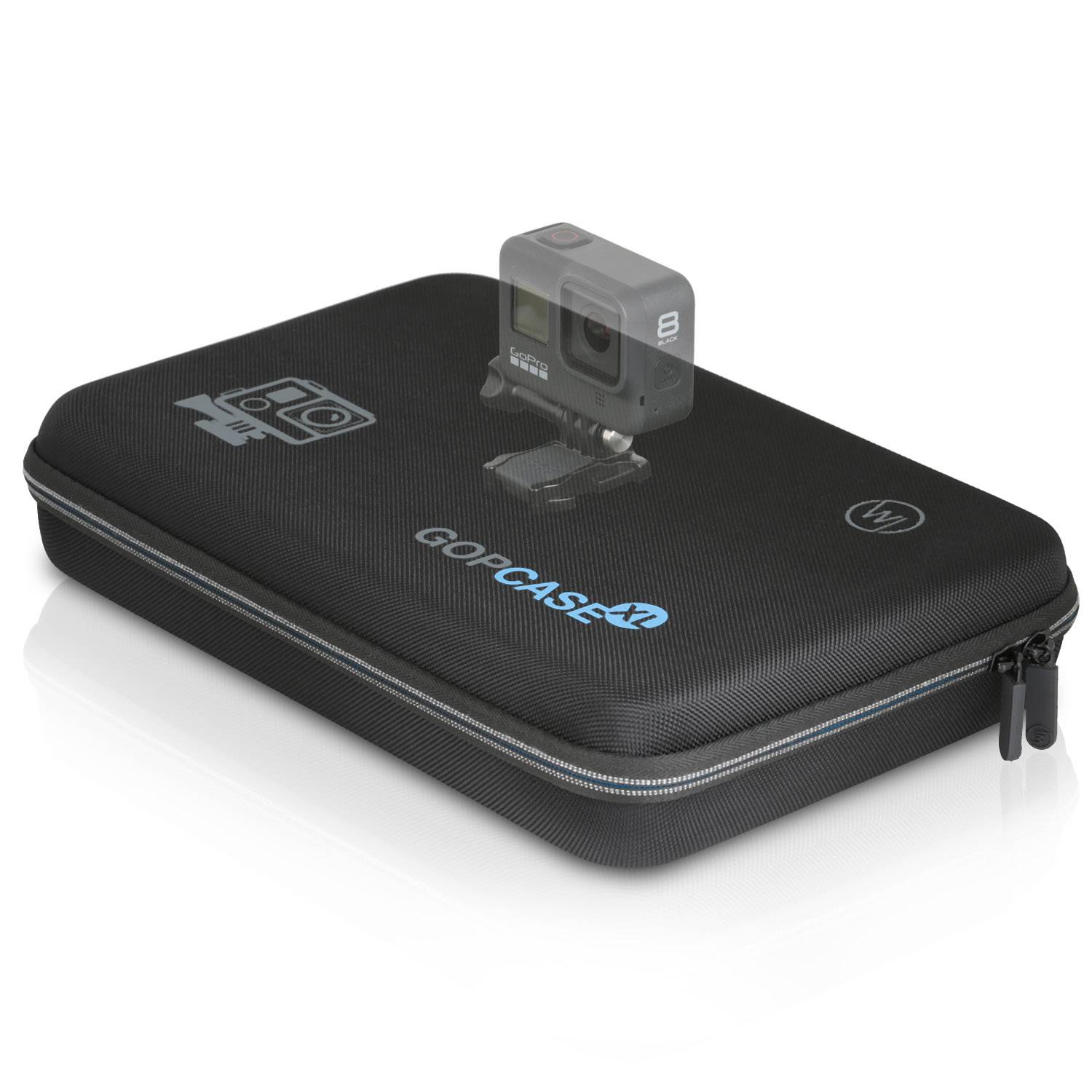 Wicked Chili Universal Hard Case - Shock Proof Tasche für Action Kamera, zB GoPro Hero 9, 8, 7, 2018, 6, 5, Yi, etc.