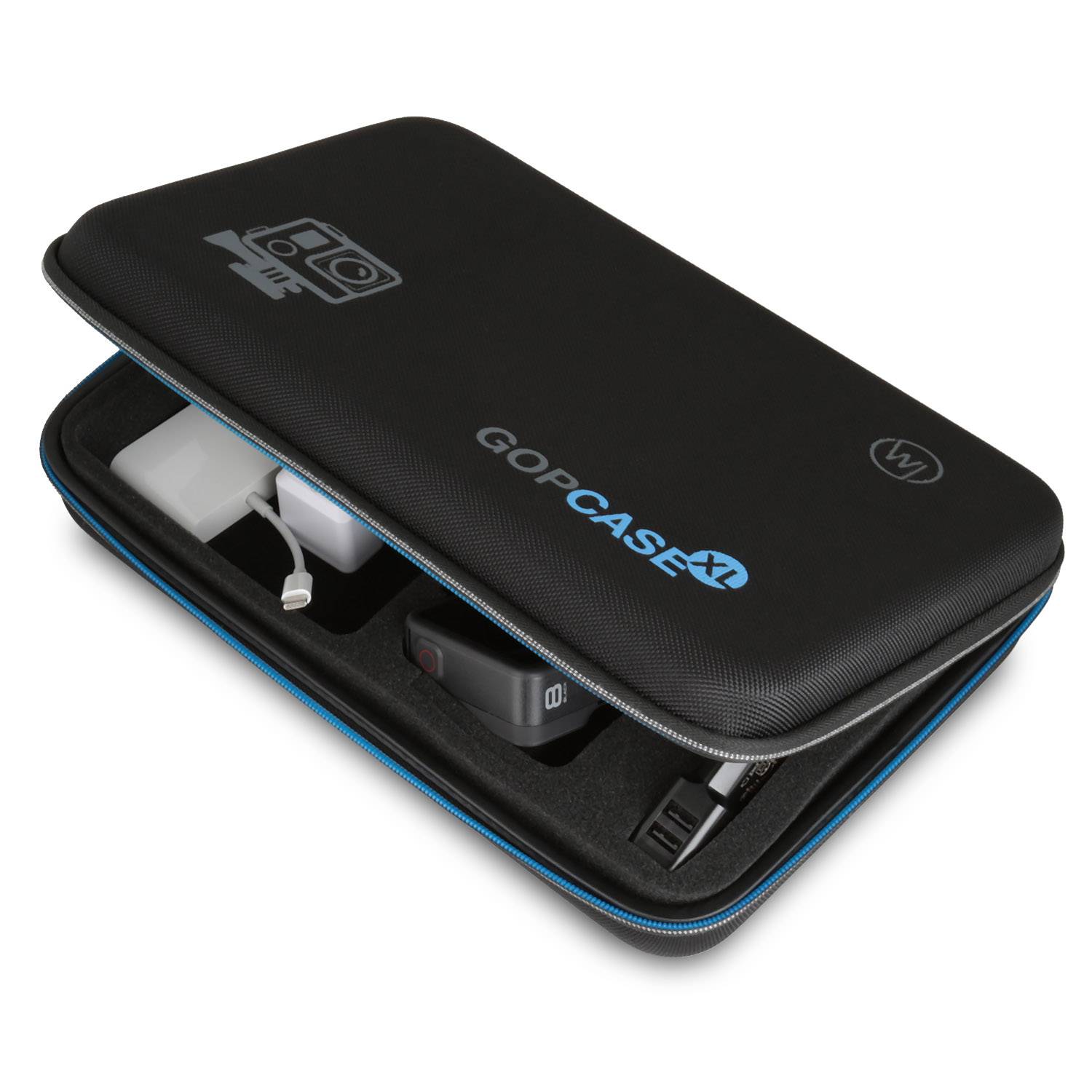 Wicked Chili Universal Hard Case - Shock Proof Tasche für Action Kamera, zB GoPro Hero 9, 8, 7, 2018, 6, 5, Yi, etc.