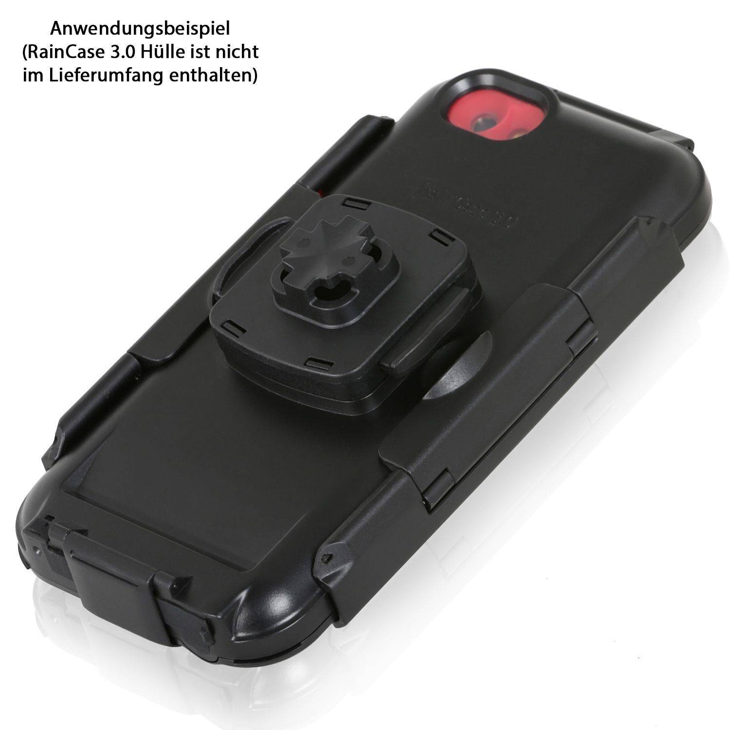 RainCase 3.0 Fahrrad Bike Ersatz Lenker / Vorbau Halterung slim (wiederverschließbare Kabelbinder)