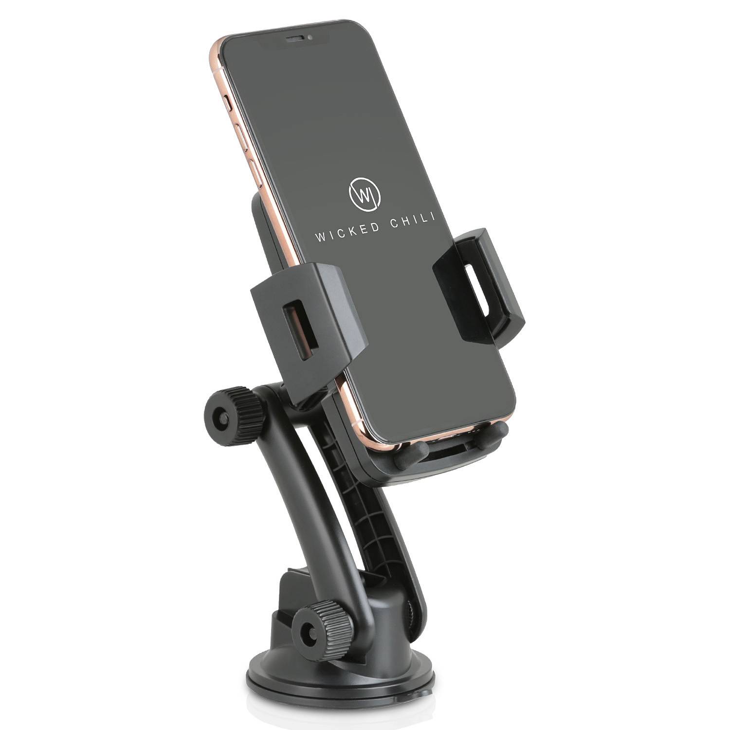 Wicked Chili KFZ-Halterung für iPhone 16, 15, 14, 13, 12 (Pro Max Mini) Samsung, Universal, max. 91mm Breite