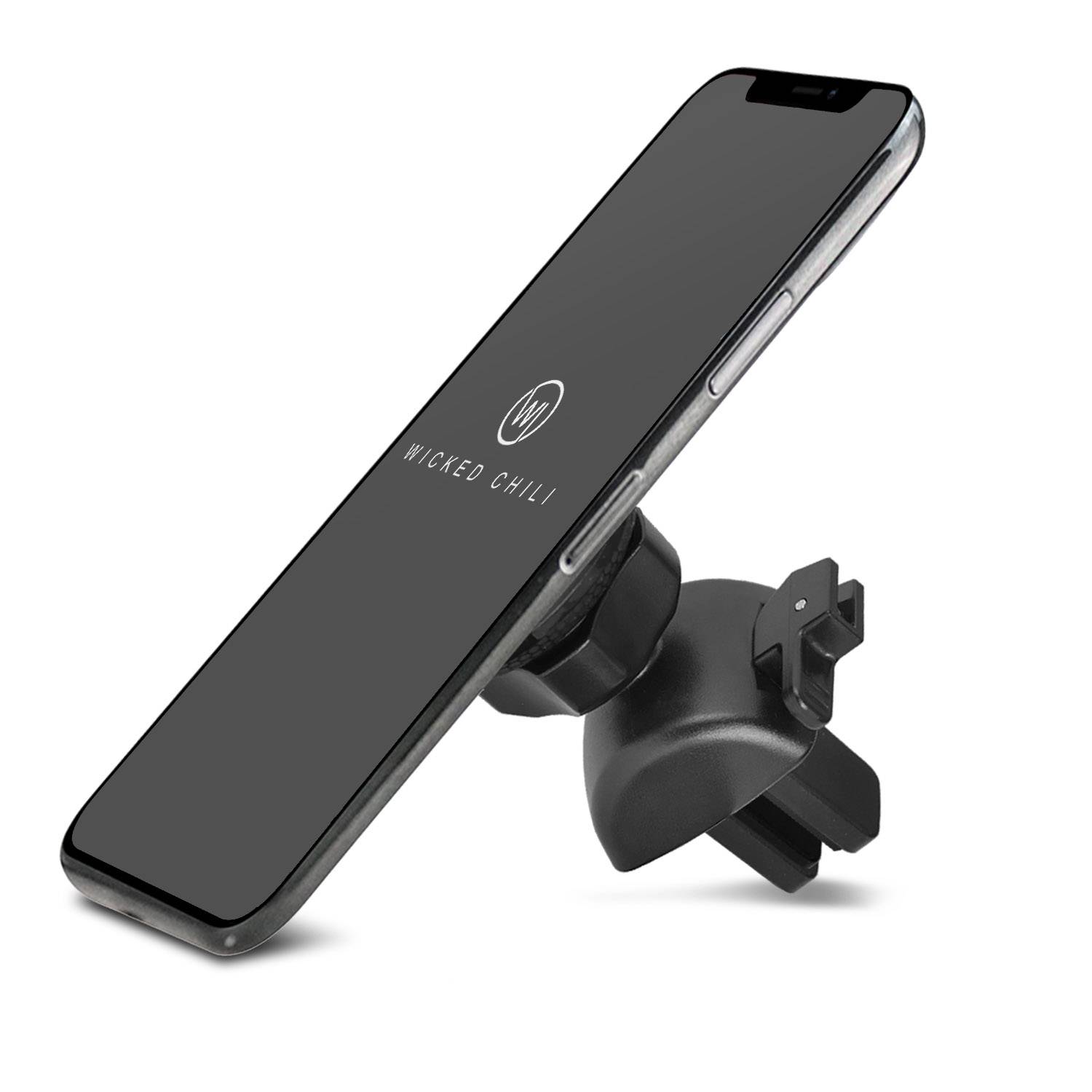 Wicked Chili Magnet Handyhalterung Universal mit Metallplättchen für Lüftungsgitter Lüfterhalterung Apple Samsung