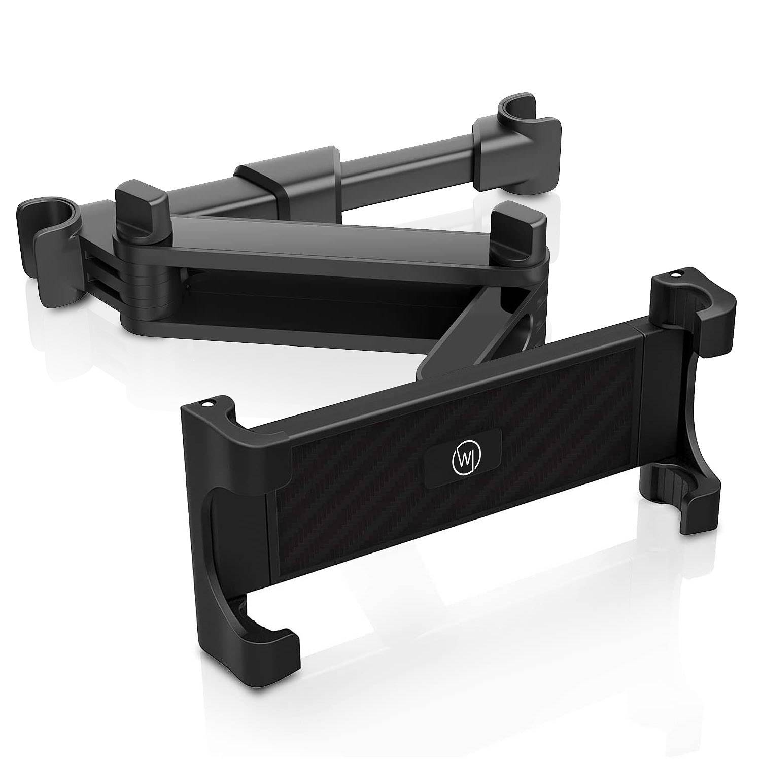 Wicked Chili Tablet Halterung ausziehbar KFZ Kopfstütze für Apple iPad, Galaxy Tab, Fire HD, Tablethalterung