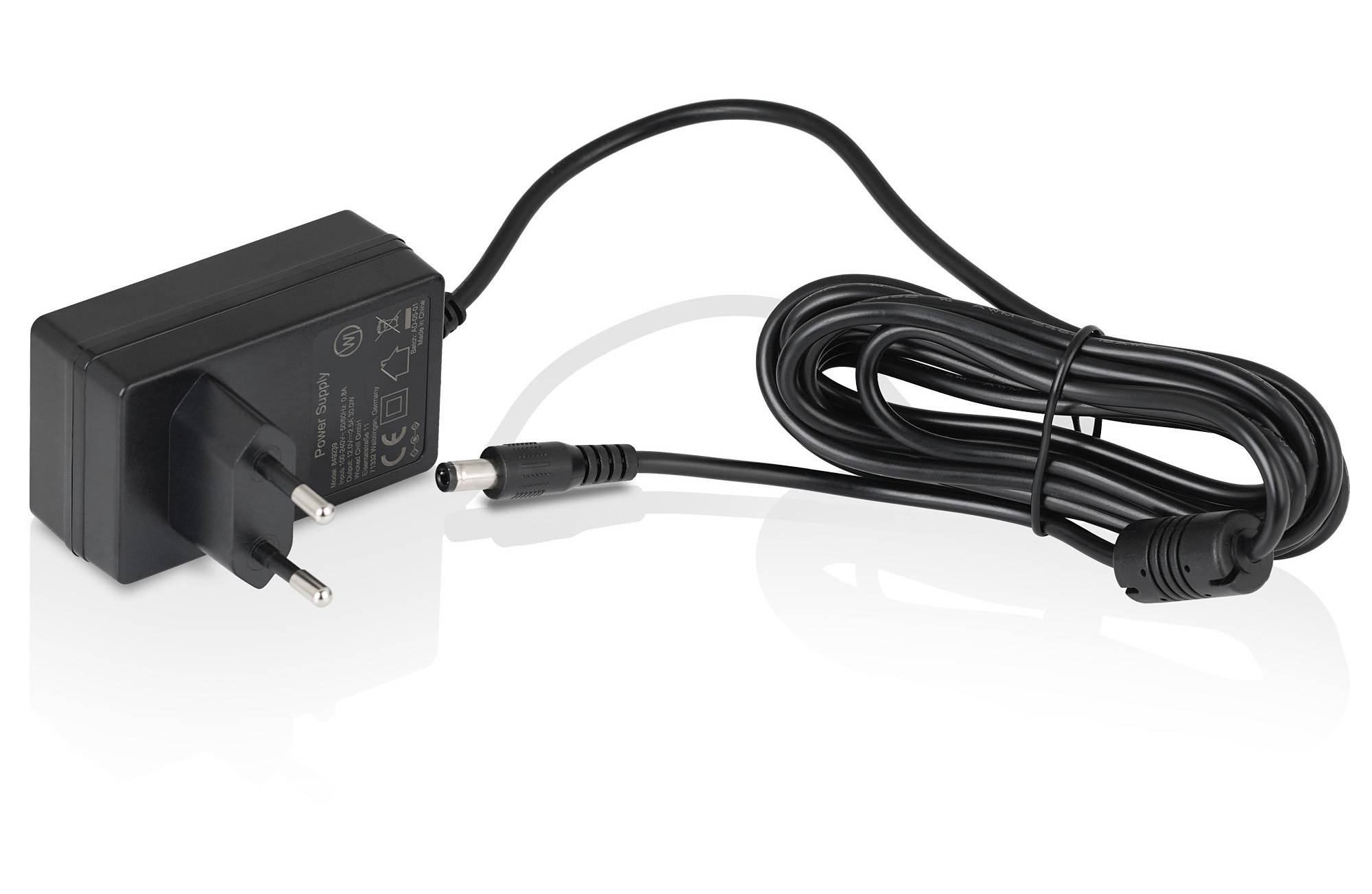 Wicked Chili 2500mA Netzteil kompatibel mit AVM FRITZ!Box 7570, 7490, 7430, 7390, 7330 WLAN Router (12V DC | 2,5A | extra langes 300cm Kabel)