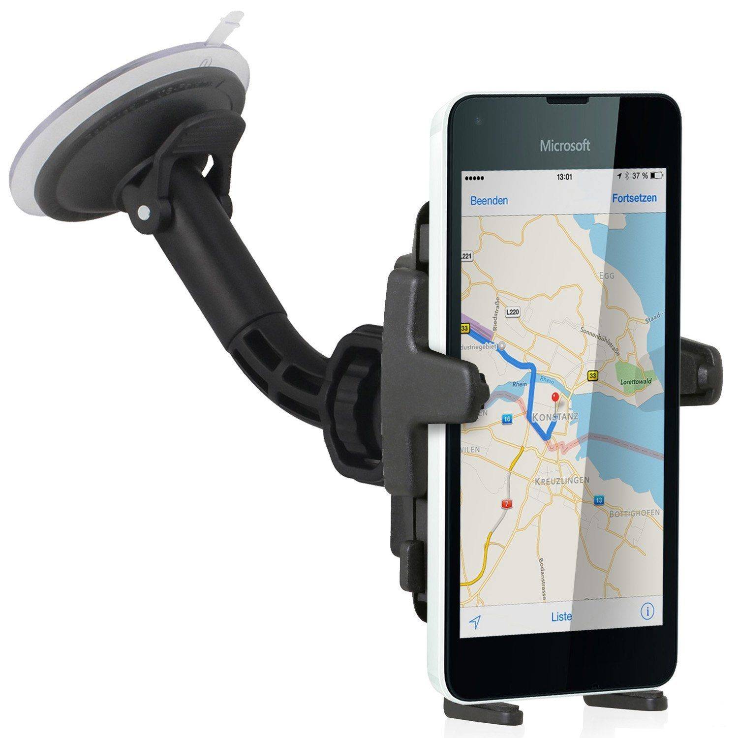 Wicked Chili Universal KFZ Halterung kompatibel mit Huawei Mate 10 Lite, P9 Lite, P8 Lite, Honor 9 Lite, Sony Xperia X