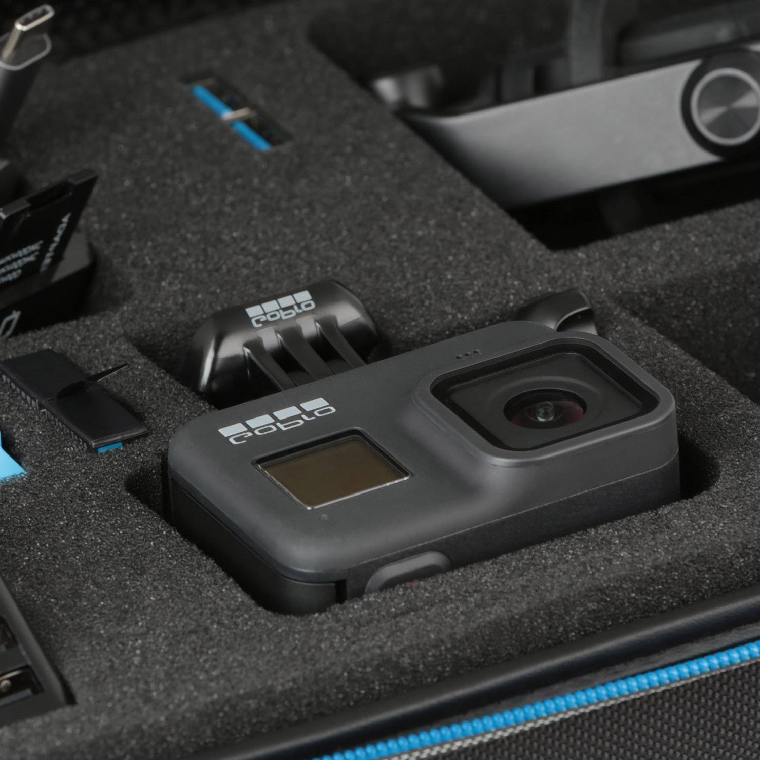 Wicked Chili GOP Case Tasche (M) für GoPro Hero 13, 12, 11, 10, 9, 8 - Case Koffer für Actioncam und Zubehör