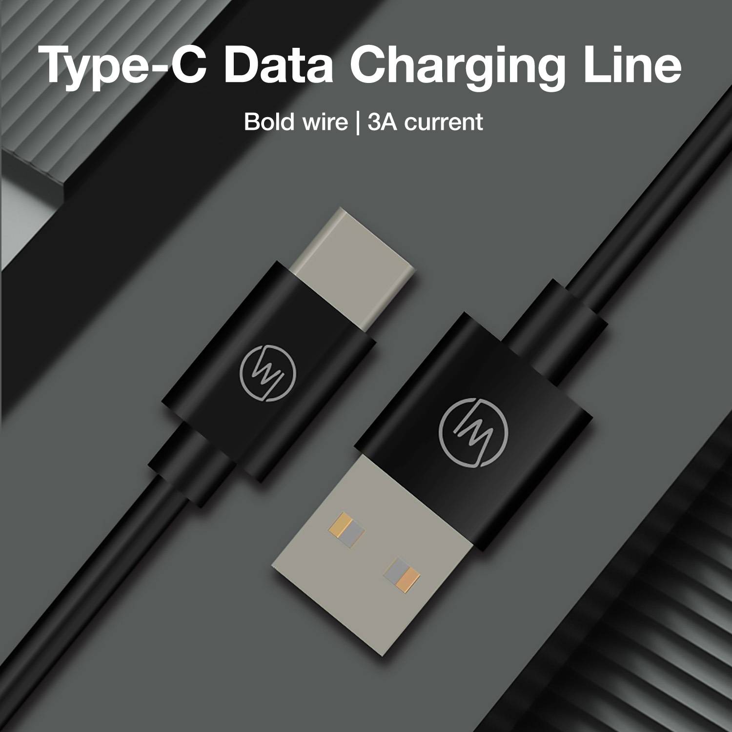 Wicked Chili USB-C-Kabel 3A Ladekabel und Datenkabel Fast Charge Sync Schnell-Ladekabel kompatibel mit Galaxy S20 Ultra