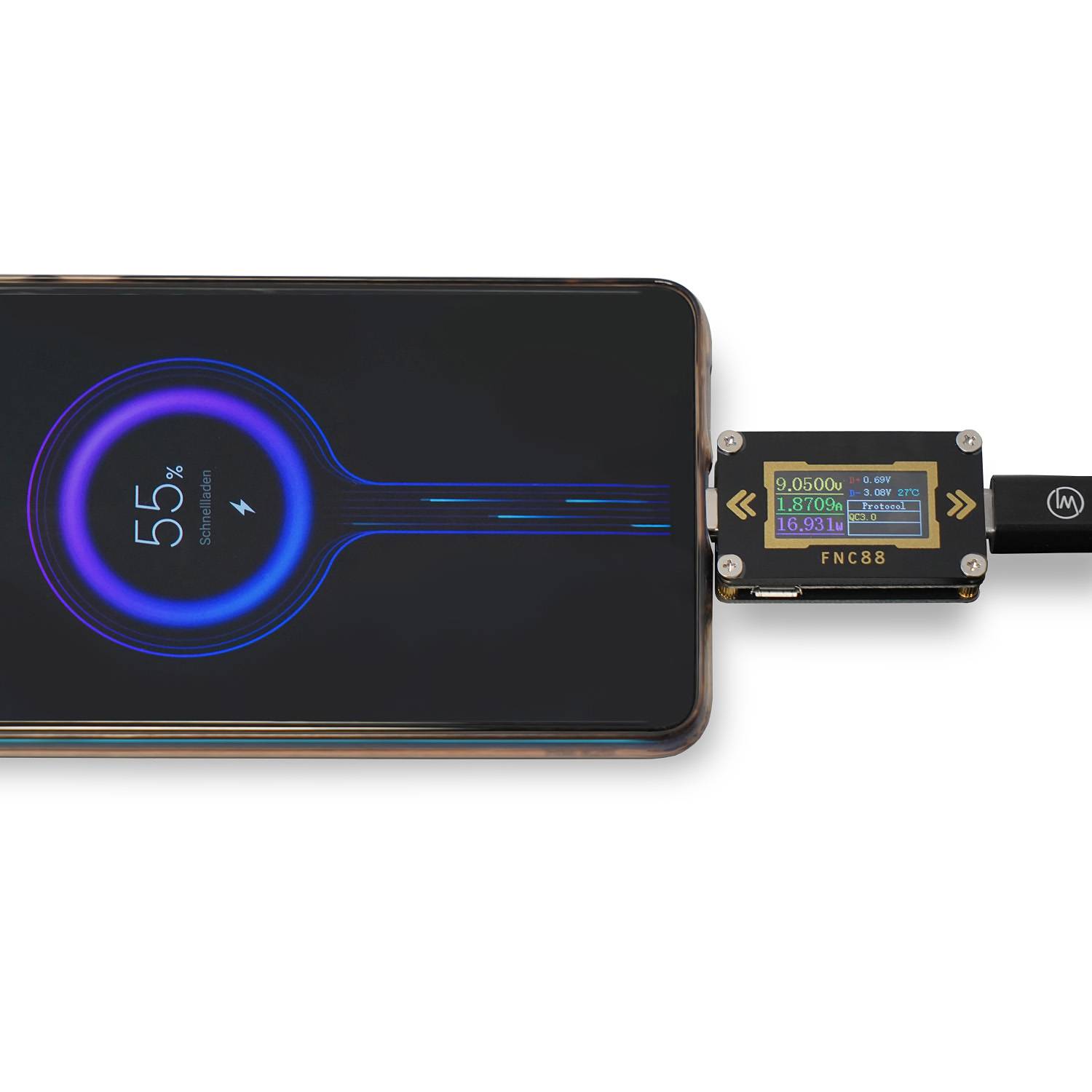 Wicked Chili 20W Dual USB Ladegerät USB-C + USB-A - Schnellladegerät für Apple iPhone 14, MagSafe, Samsung, Universal