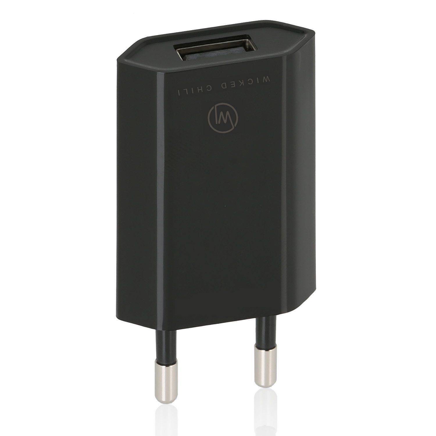 Wicked Chili 1x Pro Series 5W Netzteil (1A) USB-Ladegerät für Apple iPhone 11, XR, XS, X, 8, 7, 6, 5, SE Gen 1