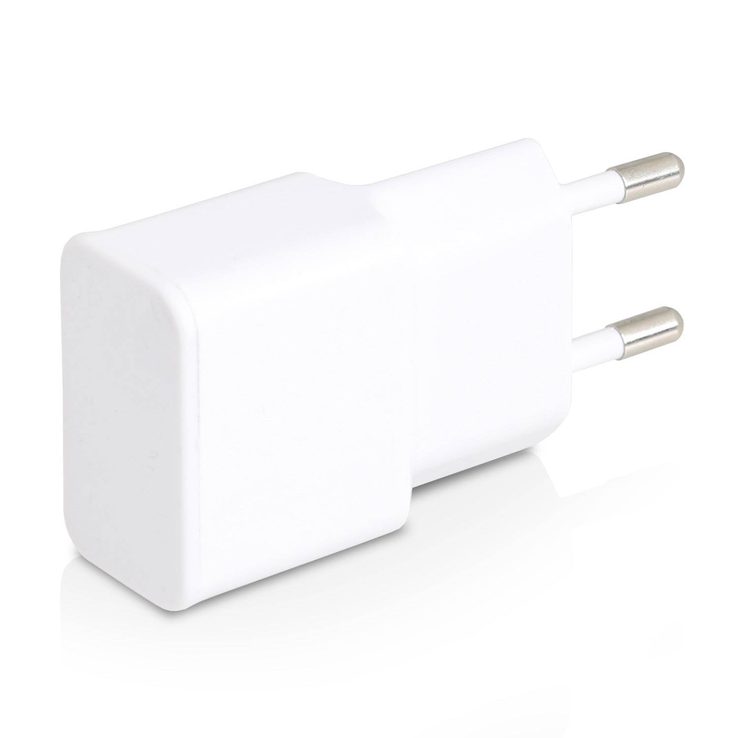 Wicked Chili Dual USB Netzteil für iPhone 11 Pro Max, Galaxy S20, Note 10 Huawei P30, Xiaomi (2.4 A, 12W) weiß