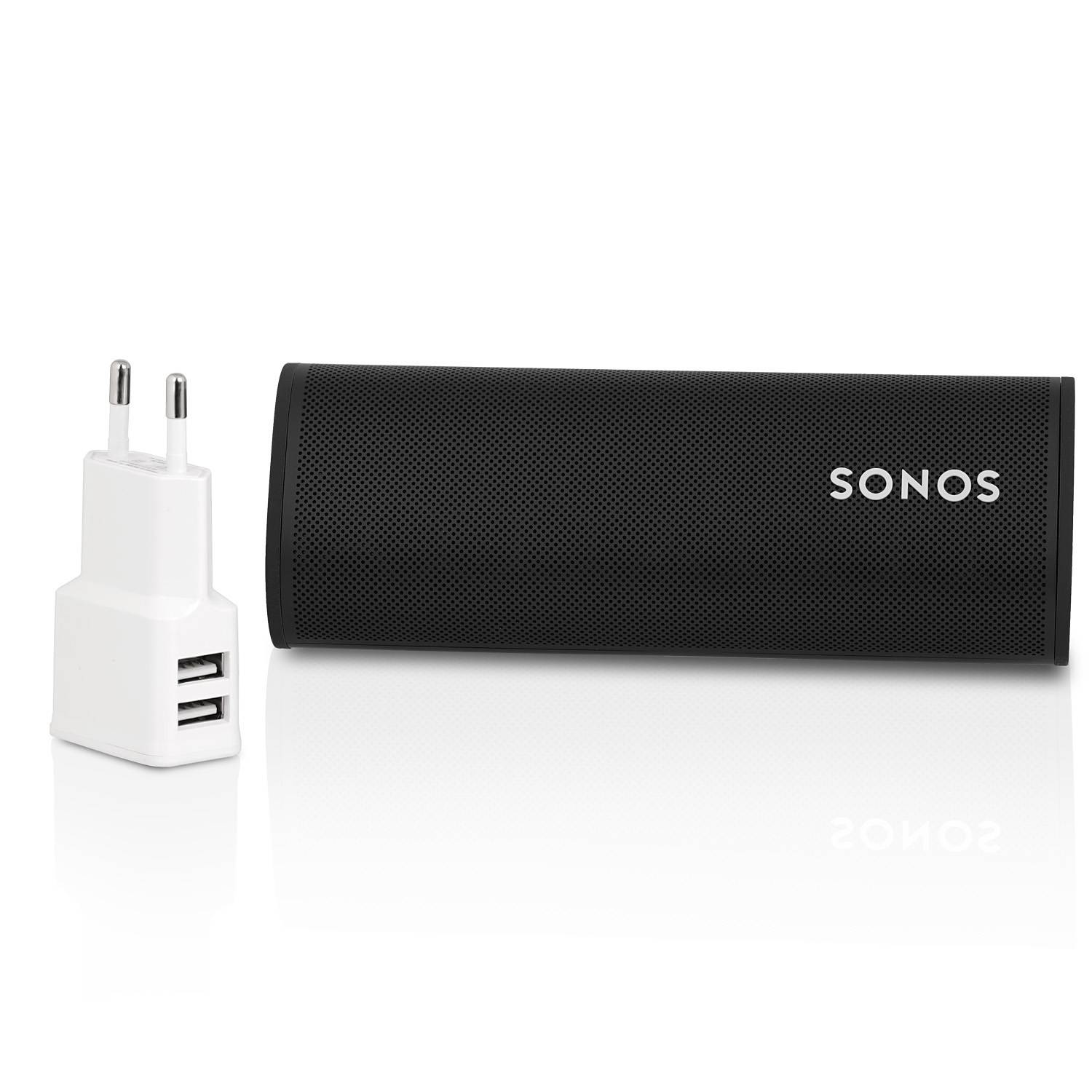 Wicked Chili Dual USB Ladegerät geeignet für 2 Sonos Roam Speaker oder 2x kabelloses Ladegerät, Doppelstecker