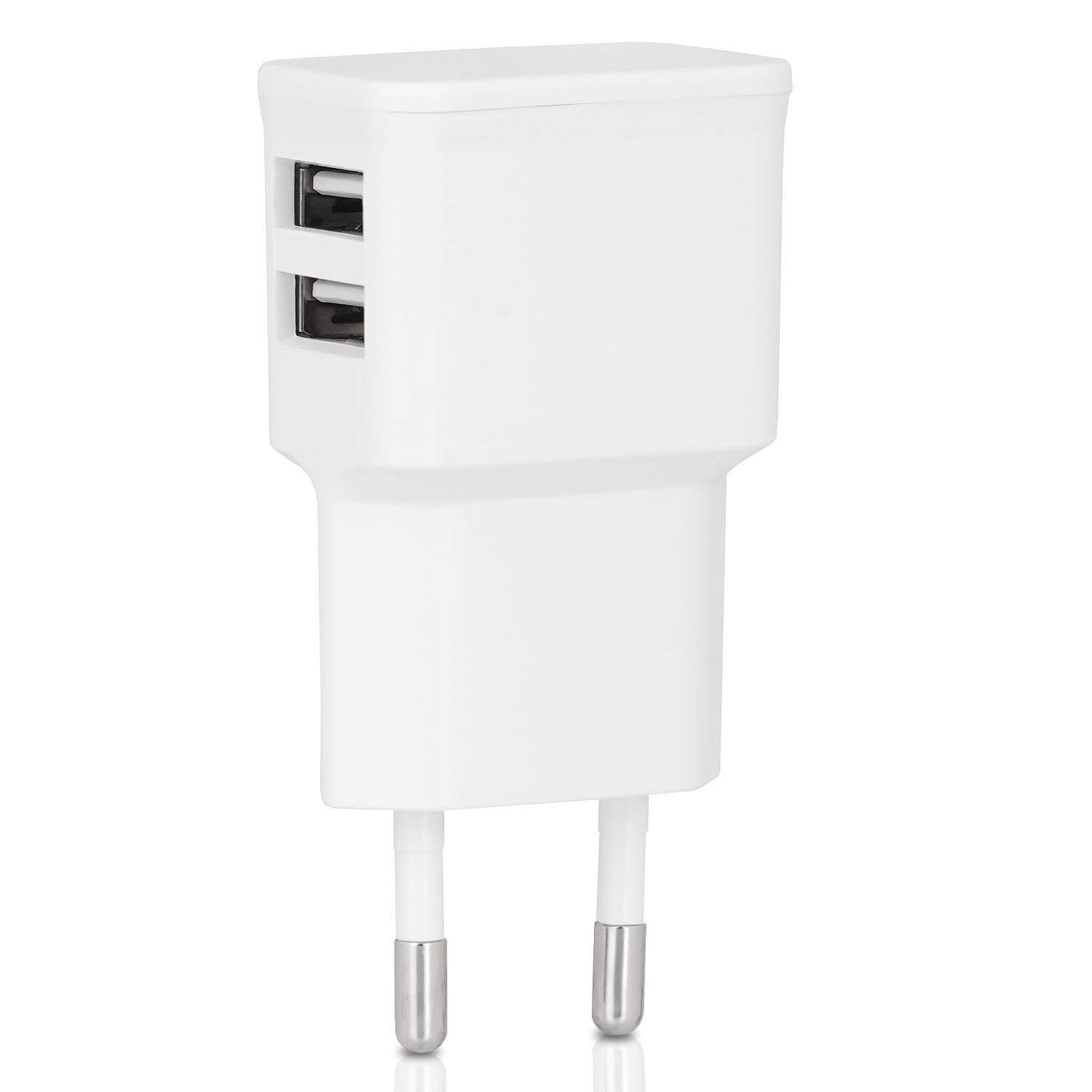 Wicked Chili Dual USB Ladegerät geeignet für 2 Sonos Roam Speaker oder 2x kabelloses Ladegerät, Doppelstecker