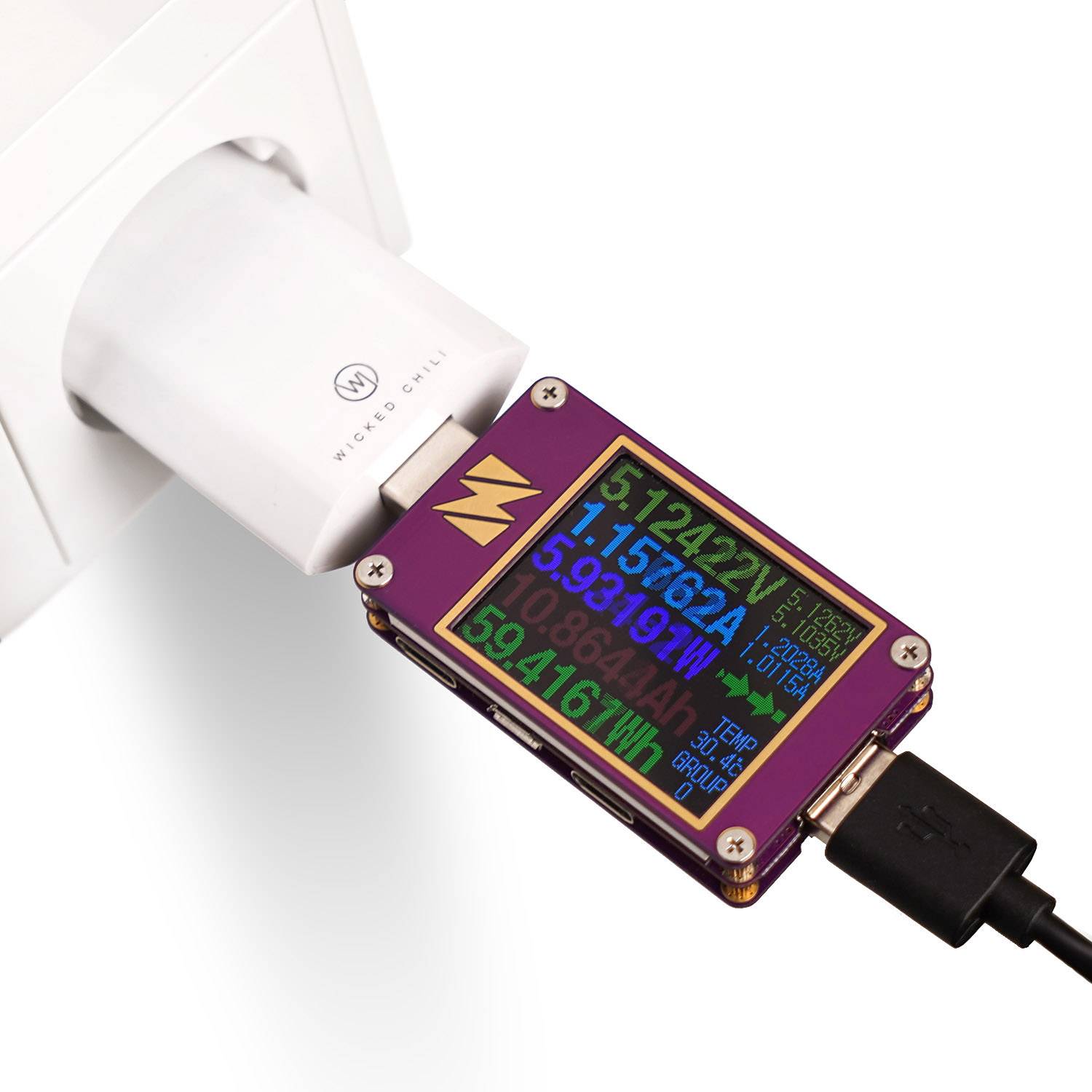 Wicked Chili 2x 5W Netzteil für Apple iPhone / Samsung Galaxy / Smartphone Handy Ladegerät Netzstecker (5V / 1A)