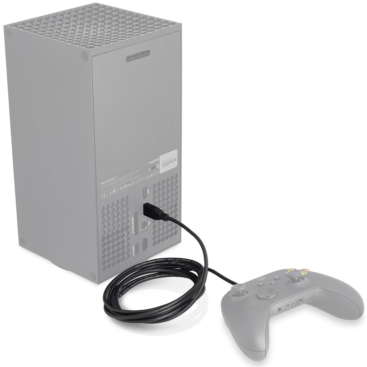 Wicked Chili 2X 3m USB-C auf USB-Kabel für PlayStation 5 DualSense Controller, Switch Pro, USB C Gamepad, schwarz