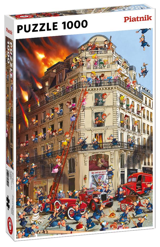 Piatnik 5354 Francois Ruyer Feuerwehr 1000 Teile Puzzle