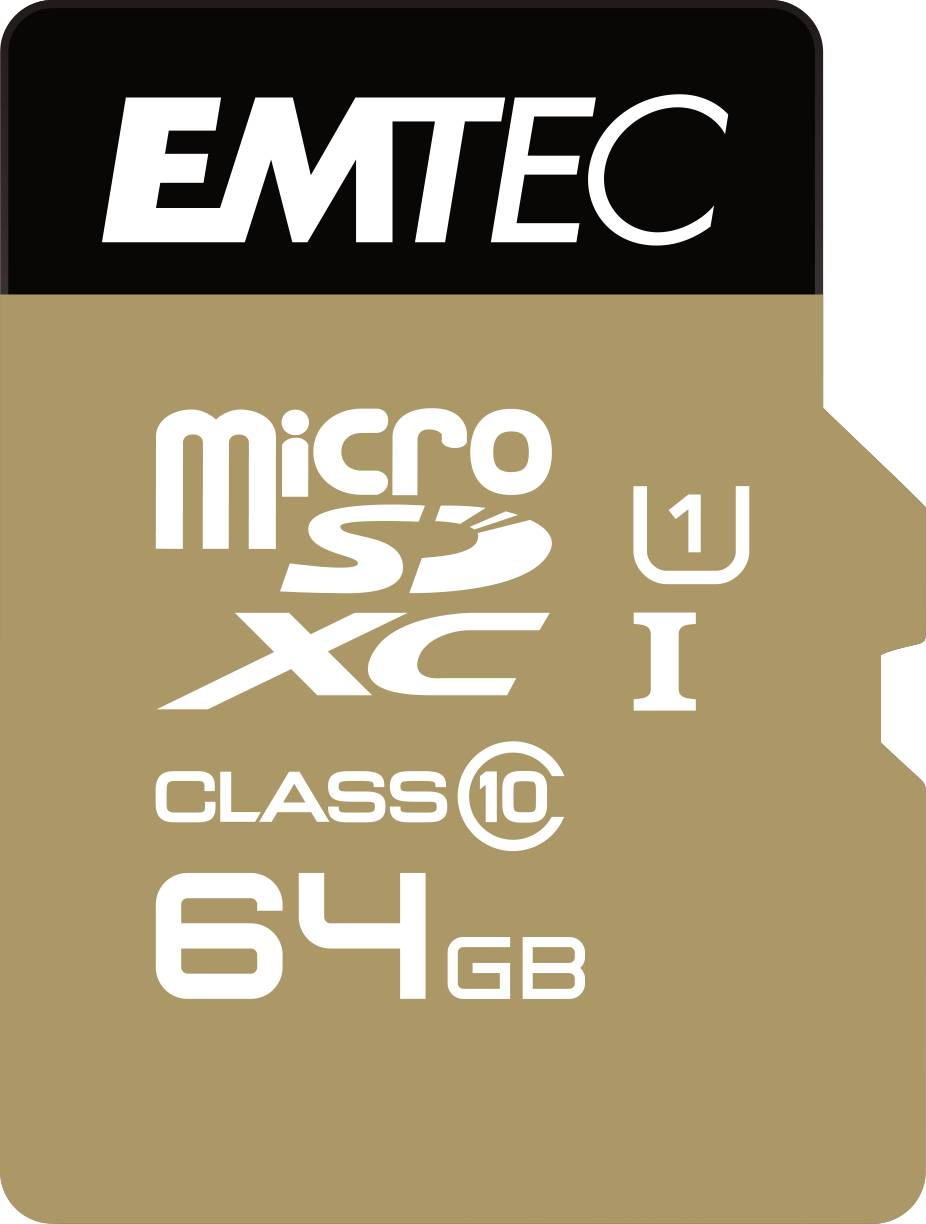 EMTEC Gold+ - Flash-Speicherkarte (SD-Adapter inbegriffen)